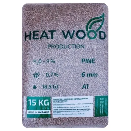 Puupelletti HEAT WOOD 975 kg
